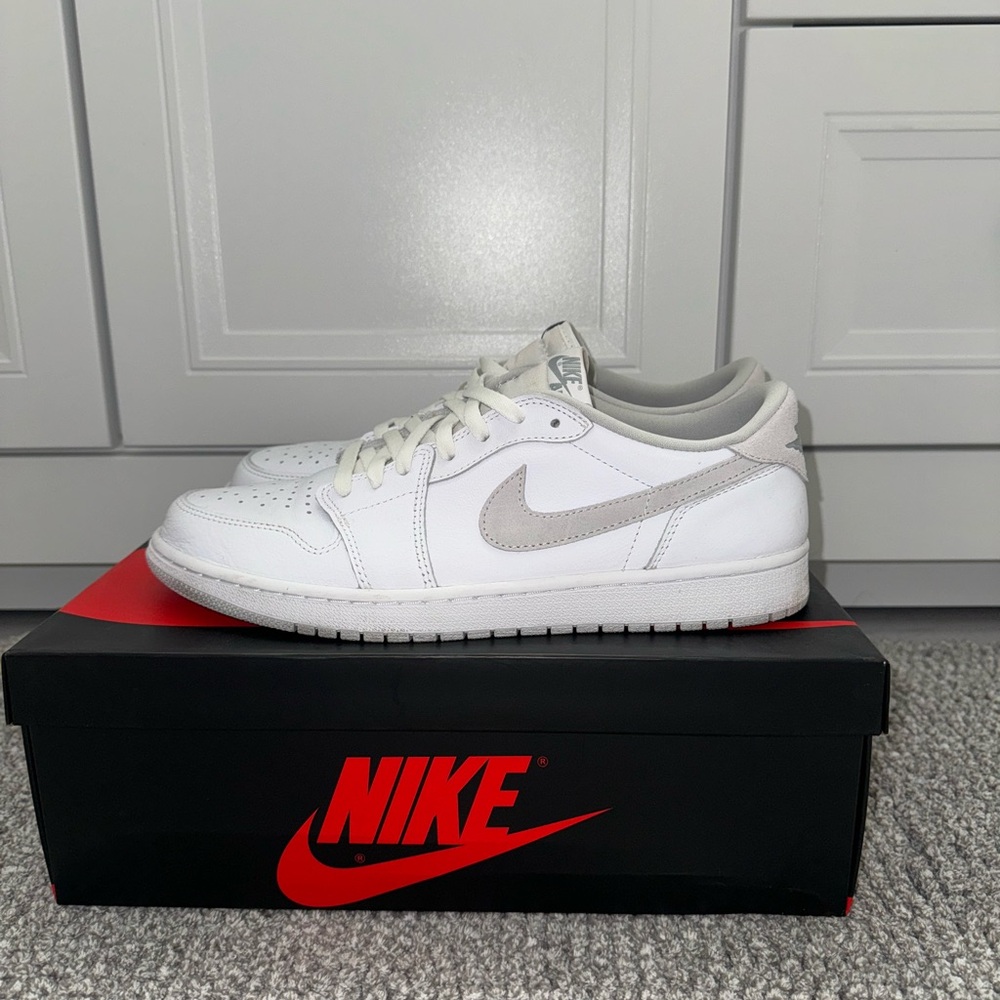 Air Jordan 1 OG Low white/gray Sz 11
